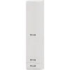 Armario 1 puerta abatible 2 cajones Blanco Niza tirador standar, 50x232x52 cm