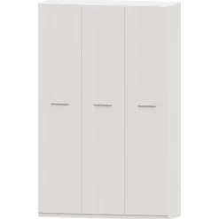 Armario 3 puertas abatibles Blanco Puzzle, 149x232x52 cm