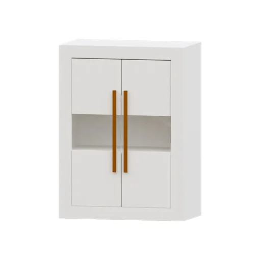 Bodeguero Blanco nieve 80 Niza tirador lineal, 80x120x42 cm