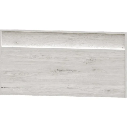 Cabecero de cama Artic con luz LED, 160x80x6 cm