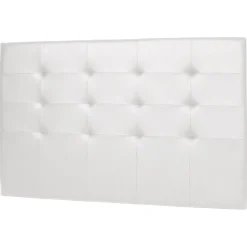 Cabecero de cama capitoné tapizado polipiel, 160×110 cm