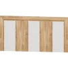 Cabecero de cama Roble/Blanco Puzzle 1, 160x80x3 cm