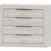 Cómoda Artic 4 cajones Niza tirador forma, 106x91x42 cm
