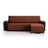 Cubre sofá acolchado chaiselongue Marrón
