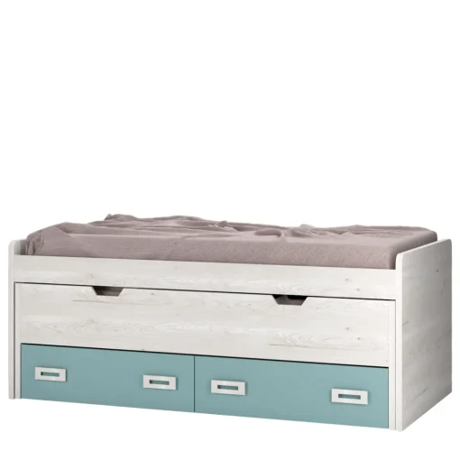 Dormitorio juvenil completo Artic/Rosa/Grey Start 05