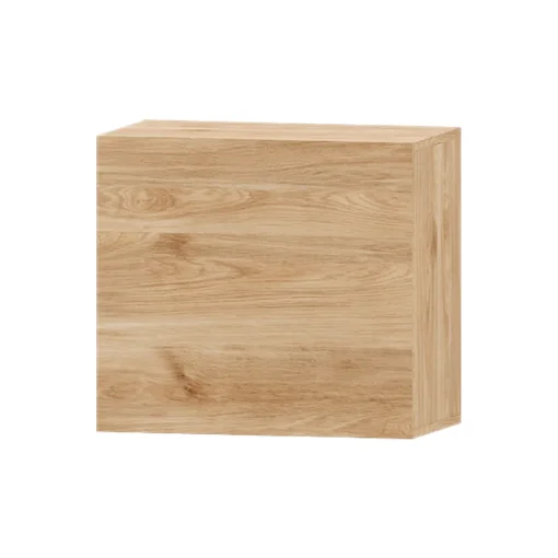 Módulo de salón Roble Puzzle vitrina de colgar, 55x50x30 cm