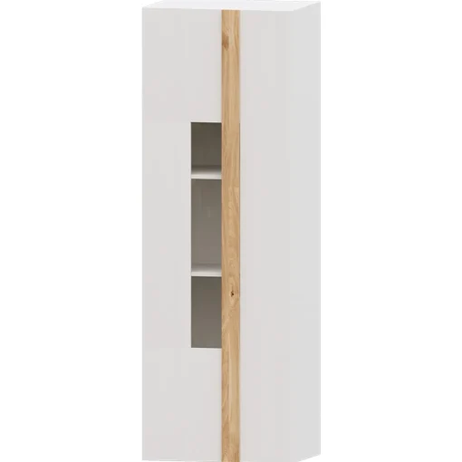Mueble de salón Blanco/Roble Puzzle 24, 280 cm