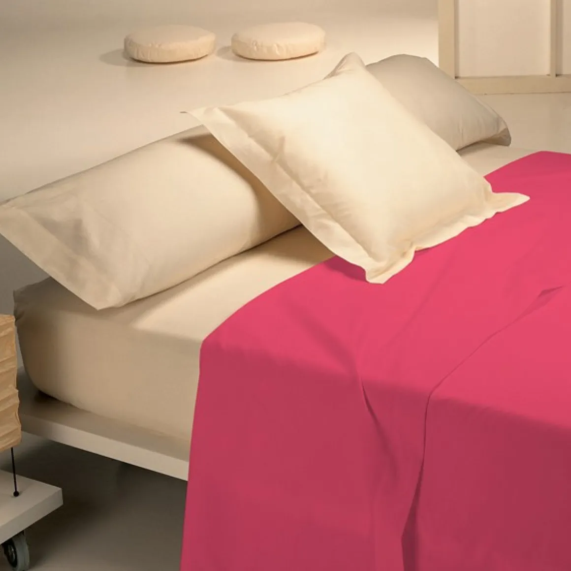 Sábana encimera color Coral